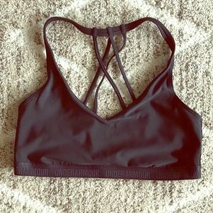 Under Armour strappy sport bra-EUC Black L